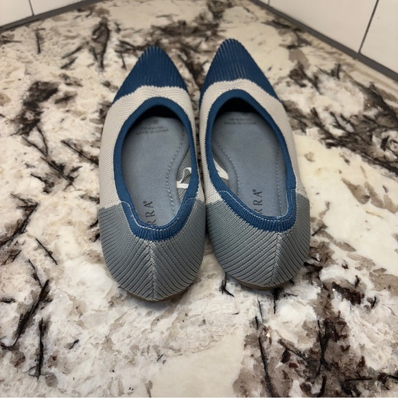 Serra Recycled Flats Pointed Toe SZ 8 - Picture 3 of 5